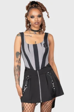 Killstar x Wednesday Abhor Corset Top -Kill Star Store ABHOR CORSET TOP W D