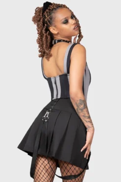 Killstar x Wednesday Abhor Corset Top -Kill Star Store ABHOR CORSET TOP W E
