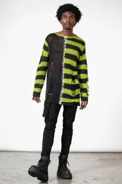 Acidic Knit Sweater 12 Acidic Knit Sweater -Kill Star Store ACIDIC KNIT SWEATER M C