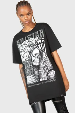 Killstar Afterdark Graphic T-Shirt - God Machine Art -Kill Star Store AFTER DARK TSHIRT W D