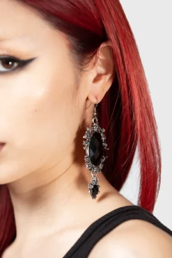 KILLSTAR Afterlife Earrings - Sculpted Metal Statement Pieces -Kill Star Store AFTERLIFE EARRINGS W D