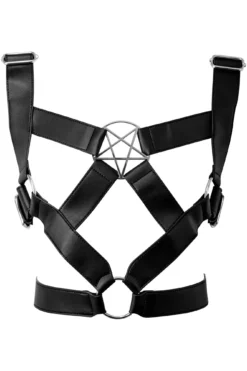 Killstar Age Of Darkness Pentagram Harness -Kill Star Store AGE OF DARKNESS HARNESS