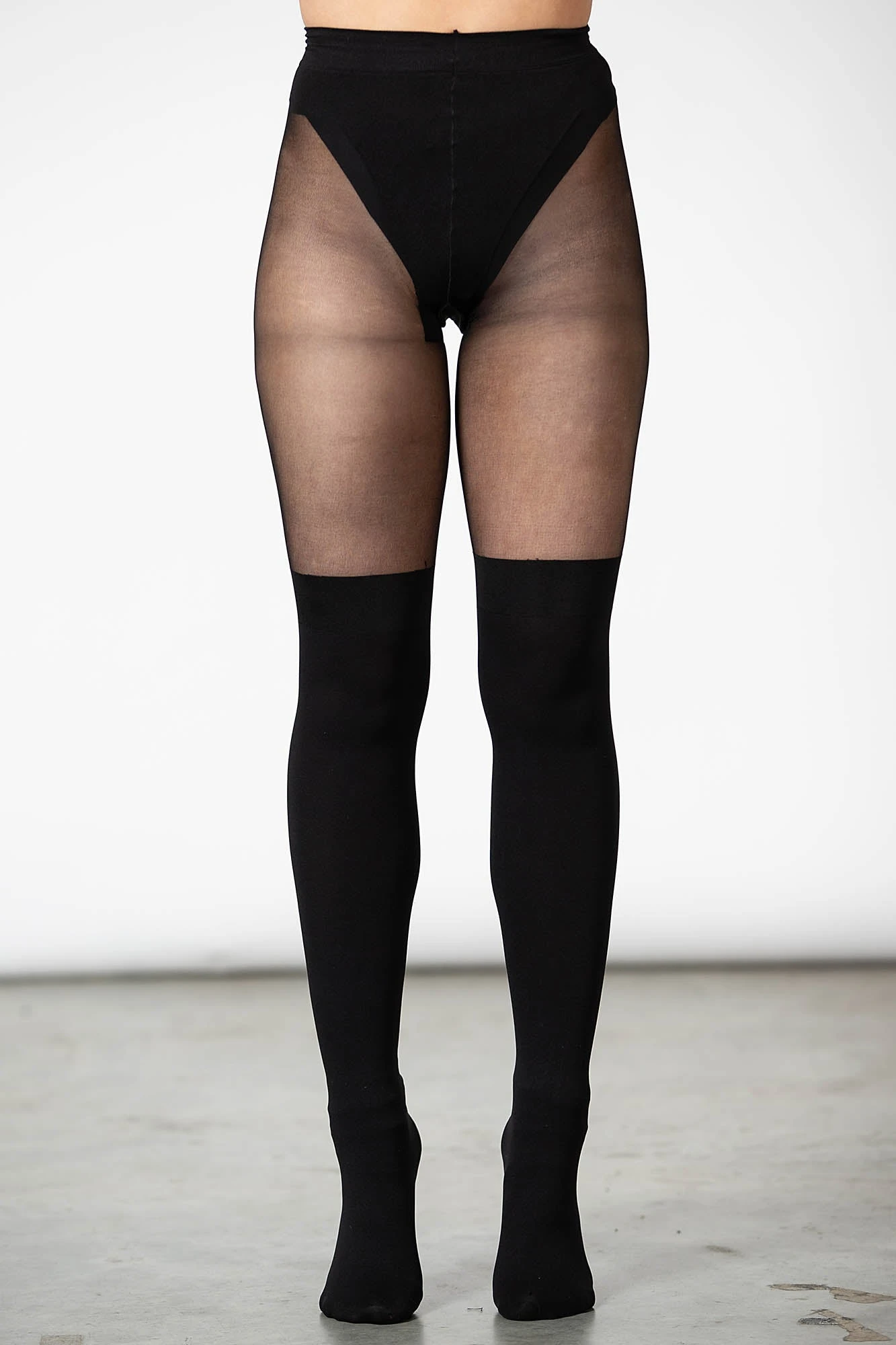 KILLSTAR Alona Mock Stocking Tights 1 KILLSTAR Alona Mock Stocking Tights