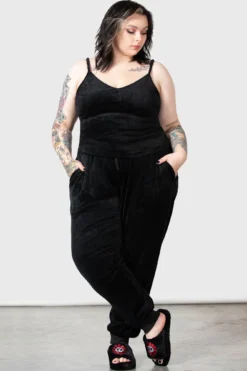 KILLSTAR Arachno Rest Joggers [Plus Size] -Kill Star Store ARACHNO REST JOGGERS PLUS W D