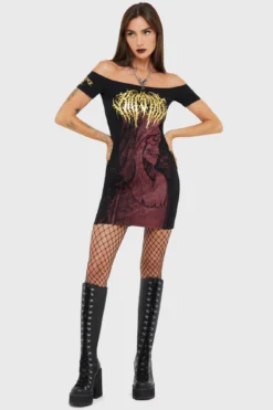 Alchemy Arcane Rituals Mini Dress - Alchemy x KILLSTAR Collaboration -Kill Star Store ARCANERITUALSMINIDRESS D