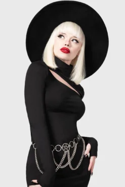 Astaroth Long Sleeve Dress -Kill Star Store ASTAROTH LONG SLEEVE DRESS W E