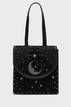 Killstar Astral Abyss Star Embroidery Convertible Bag