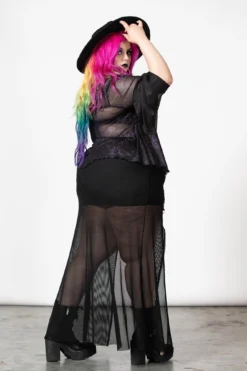 Astromancy Mesh Long Sleeve Top [PLUS] -Kill Star Store ATROMANCY MESH LONG SLEEVED TOP PLUS W E