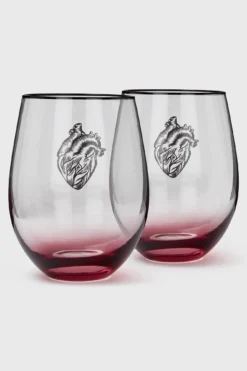 Ana-Tomic Stemless Wine Glass (Set Of 2) -Kill Star Store Ana TomicStemlessWineGlass SetOf2 G
