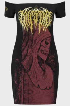 Alchemy Arcane Rituals Mini Dress - Alchemy x KILLSTAR Collaboration -Kill Star Store ArcaneRitualsMiniDress BlackRed 1