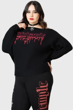 Killstar x Twin Temple Babalon Knit Sweater [Plus Size]