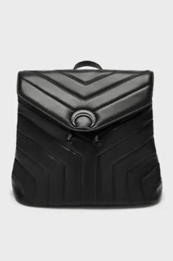 Kihilist Noctloom Backpack - Gothic Vegan Leather Rucksack