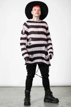 Bad Blossoms Knit Sweater -Kill Star Store BAD BLOSSOM KNIT SWEATER M C