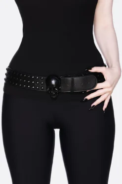 Killstar Bad Bones Studded Skull Belt