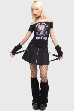 Killstar x Powerpuff Girls Mojo Jojo Bardot Top