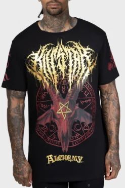 Alchemy Baphomet Zisurrû Relaxed Fit T-Shirt -Kill Star Store BAPHOMETZISURRUTSHIRTMW B