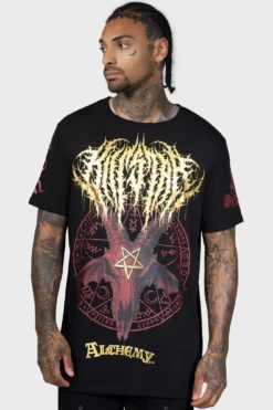 Alchemy Baphomet Zisurrû Relaxed Fit T-Shirt -Kill Star Store BAPHOMETZISURRUTSHIRTMW C