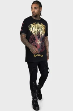 Alchemy Baphomet Zisurrû Relaxed Fit T-Shirt -Kill Star Store BAPHOMETZISURRUTSHIRTMW E