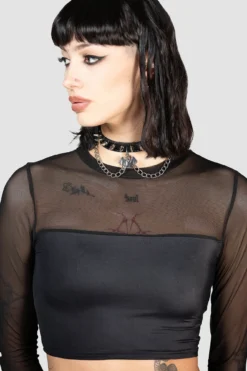 KILLSTAR Bat Babe Choker - Spiked Vegan Leather Necklace 6 KILLSTAR Bat Babe Choker - Spiked Vegan Leather Necklace -Kill Star Store BAT BABE CHOKER W D