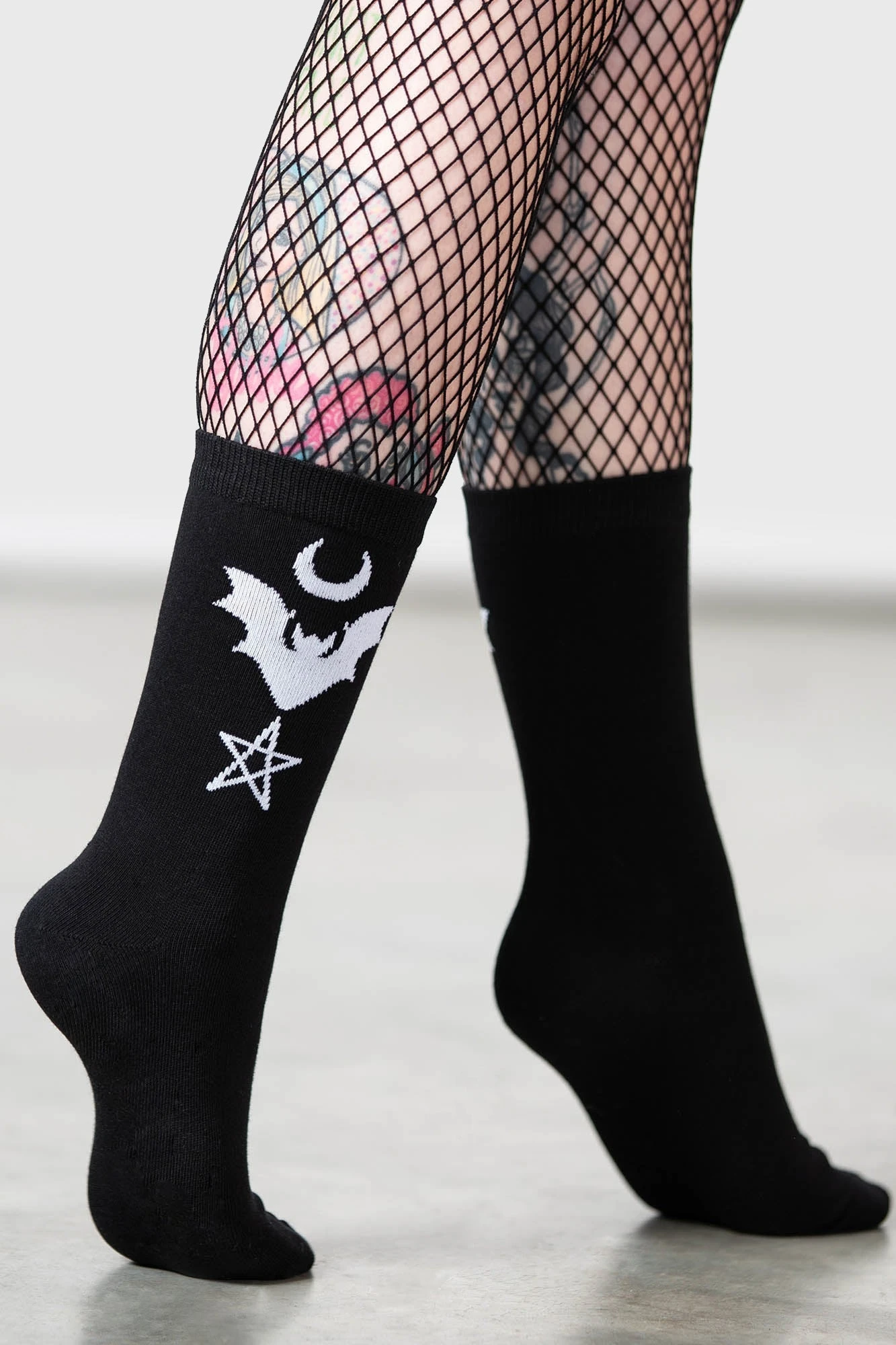 Killstar Bat Magic Socks - Gothic Short Ankle Socks 1 Killstar Bat Magic Socks - Gothic Short Ankle Socks