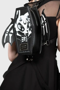 KILLSTAR Batbone Coffin Backpack with Faux Leather Wings