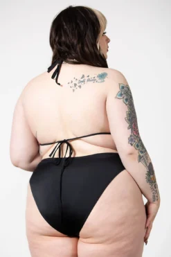 Killstar Beast Babe Plus Size 2-Piece Swimsuit - Statement Print Bikini -Kill Star Store BEAST BABE 2PIECE SWIMSUIT PLUS W B