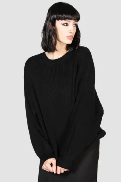 KILLSTAR Belinda Knit Sweater - Relaxed Batwing Ribbed Top 9 KILLSTAR Belinda Knit Sweater - Relaxed Batwing Ribbed Top -Kill Star Store BELINDA KNIT SWEATER W E e914c99d 6f67 48c6 b530 ce7146f2ef63