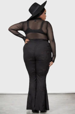 KILLSTAR Biter Flares [Plus Size] -Kill Star Store BITER FLARES PLUS W D