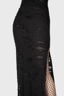 Biters Maxi Dress [B] -Kill Star Store BITERS MAXI DRESS BLACK W E