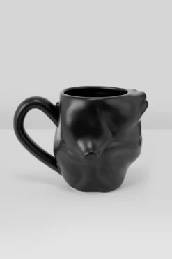 Black Heart Mug [B] -Kill Star Store BLACK HEART MUG H