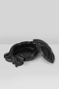 Black Heart Shaped Box -Kill Star Store BLACK HEART shaped box I