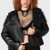 KILLSTAR Black Magic Biker Jacket [Plus Size]