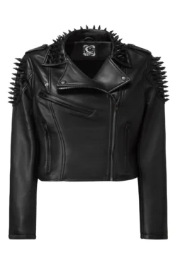 KILLSTAR Black Magic Biker Jacket [Plus Size] -Kill Star Store BLACK MAGIC BIKER PLUS B