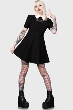 Killstar x Wednesday Blackest Heart Skater Dress