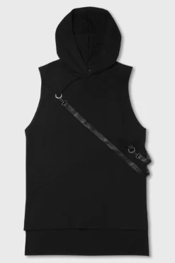 KILLSTAR Blayze Hooded Vest [Plus Size] -Kill Star Store BLAYZE HOODED VEST FLAT M 1