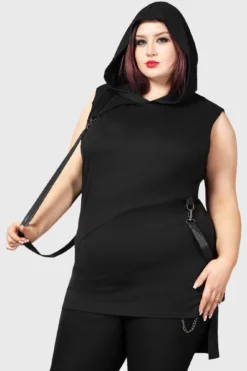 KILLSTAR Blayze Hooded Vest [Plus Size]