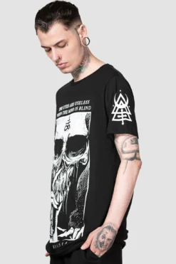 Killstar Blind Mind T-Shirt - Men's Gothic Graphic Tee -Kill Star Store BLIND MIND T SHIRT MENS C 1