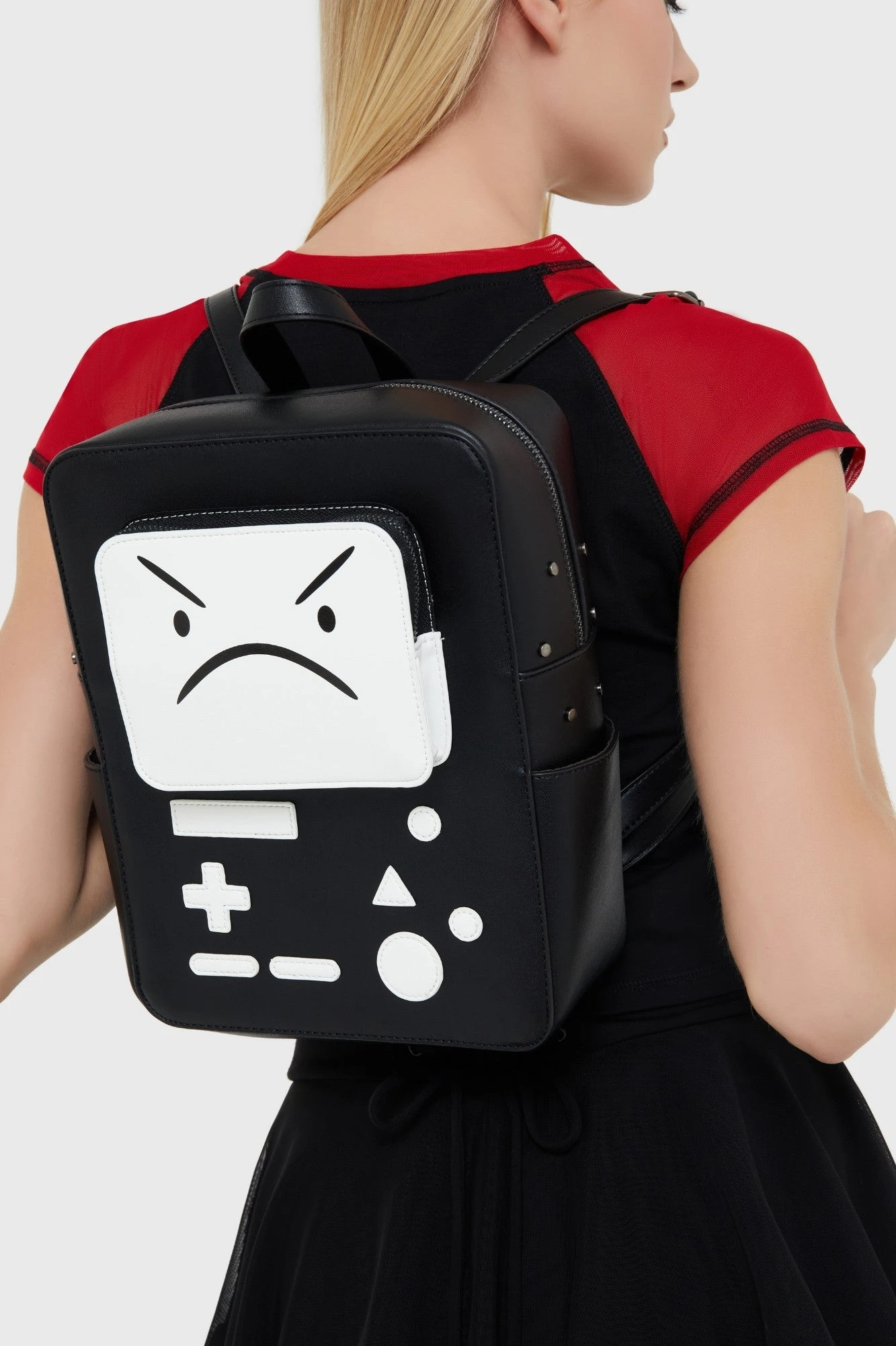 KILLSTAR x Adventure Time BMO 3D Statement Backpack 2 KILLSTAR x Adventure Time BMO 3D Statement Backpack - Image 2