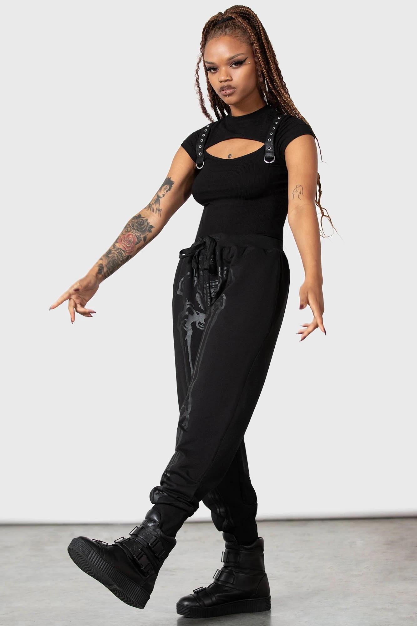 KILLSTAR Bone Idle Joggers - Unisex Relaxed Fit Cotton Sweatpants 6 KILLSTAR Bone Idle Joggers - Unisex Relaxed Fit Cotton Sweatpants - Image 6