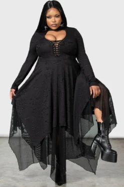 Killstar Boneland Arrow Plus Size Maxi Dress