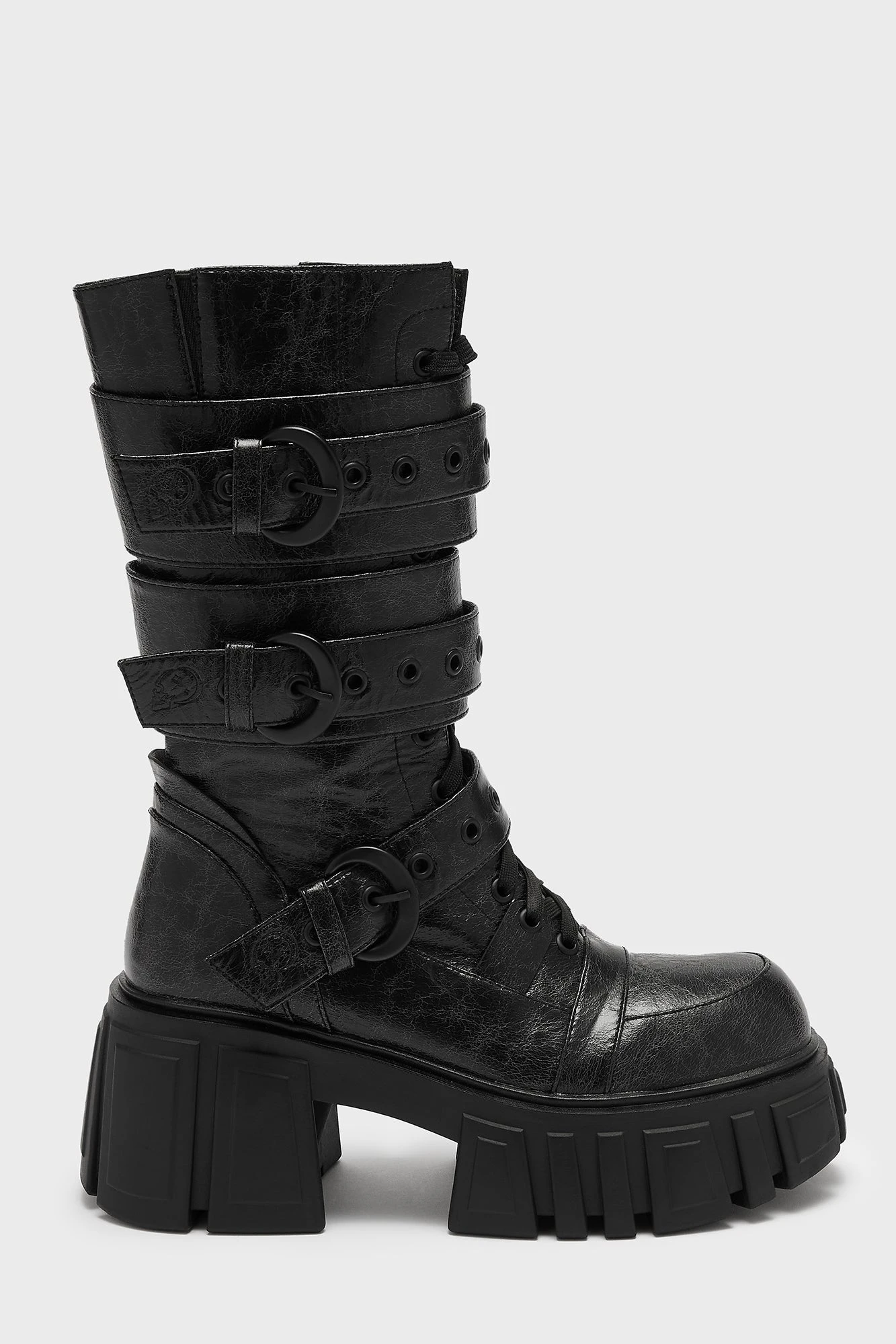 KIHILIST Ruptura Statement Buckle Platform Boots 1 KIHILIST Ruptura Statement Buckle Platform Boots