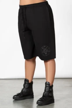 KILLSTAR Breaking Point Longline Shorts [Plus] -Kill Star Store BREAKING POINT SHORTS PLUS W D scaled