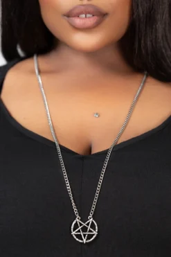 KILLSTAR Broken Seal Pentagram Necklace