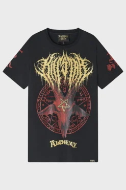 Alchemy Baphomet Zisurrû Relaxed Fit T-Shirt -Kill Star Store BaphometZisurruTShirt Black 1