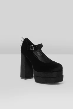 KILLSTAR Basilisks Velvet Spiked Platform Pumps -Kill Star Store BasilisksPumps S 6465c829 7f09 431f ac79 23fe11be398a