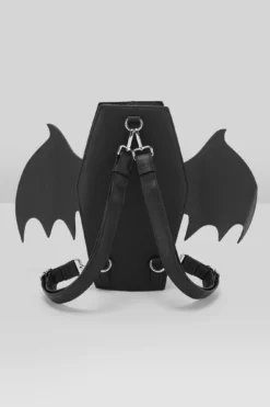 KILLSTAR Batbone Coffin Backpack with Faux Leather Wings -Kill Star Store Batbone Backpack B