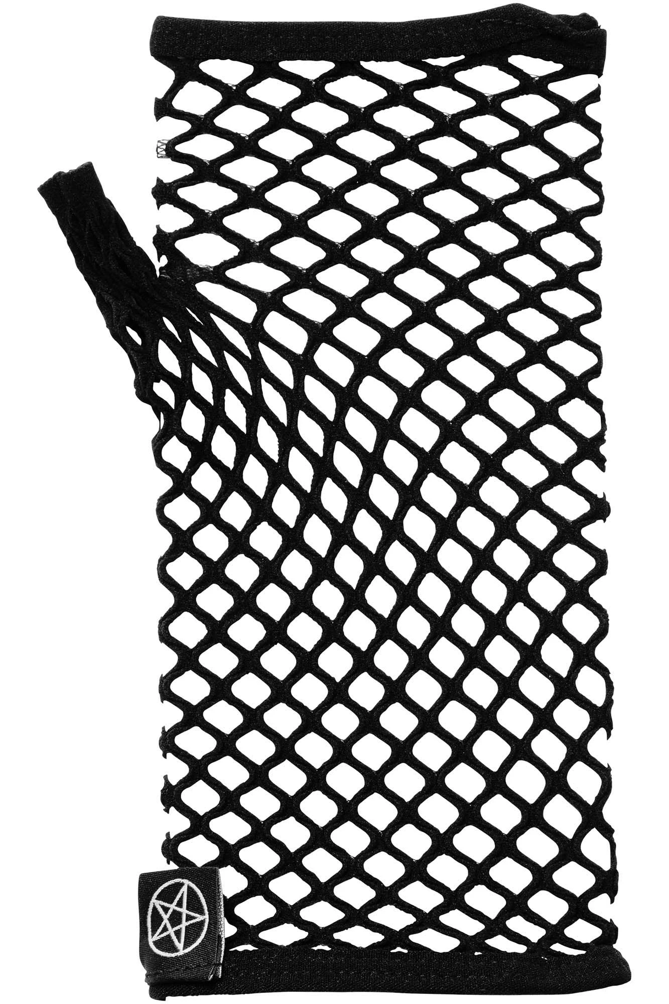 Killstar Blood Creed Fingerless Fishnet Gloves 3 Killstar Blood Creed Fingerless Fishnet Gloves - Image 3