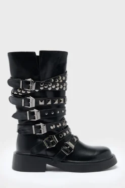 KILLSTAR Blood Grunge Studded Chunky Boots