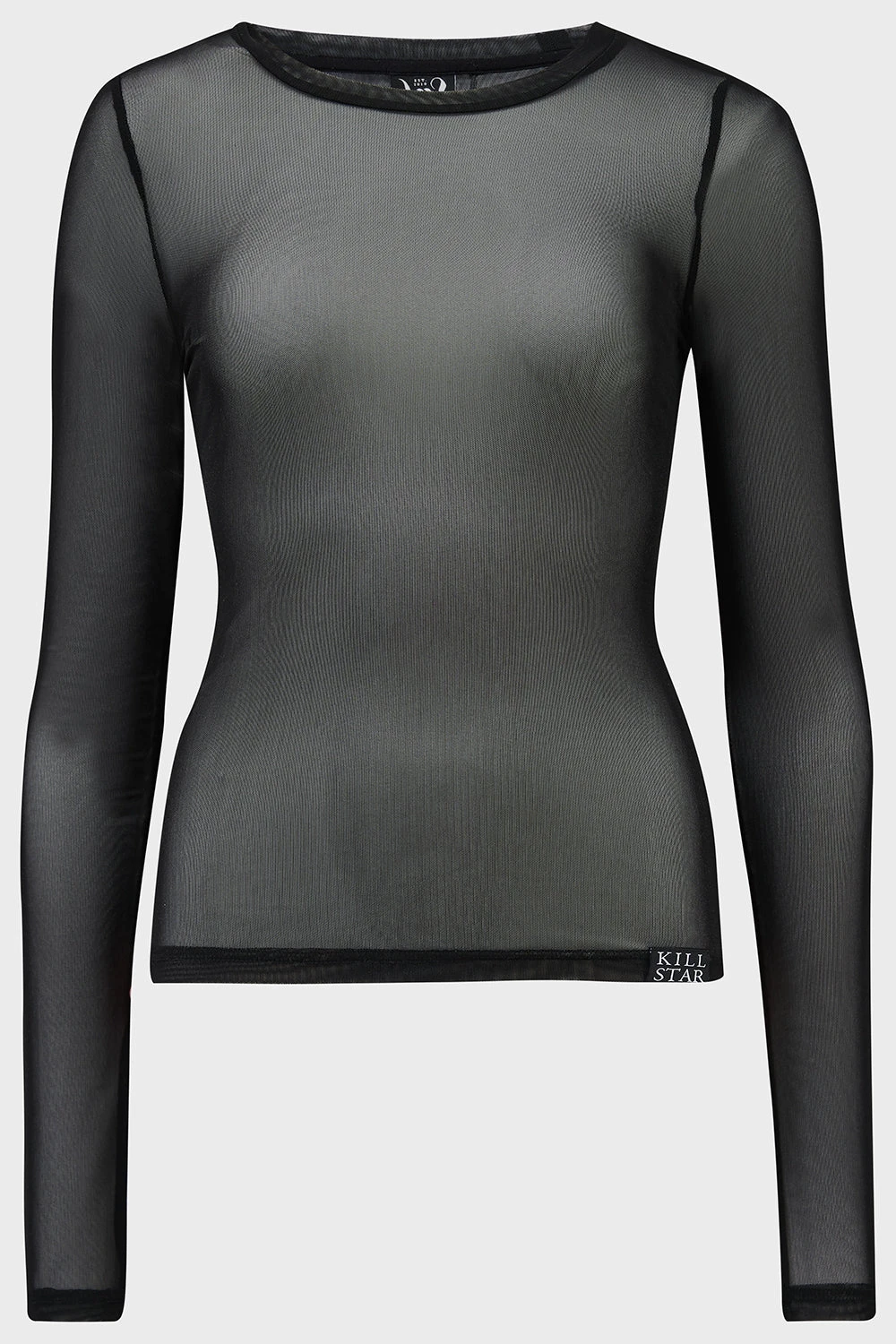 KILLSTAR Byte Mesh Top - Gothic Long Sleeve Alternative Shirt 4 KILLSTAR Byte Mesh Top - Gothic Long Sleeve Alternative Shirt - Image 4