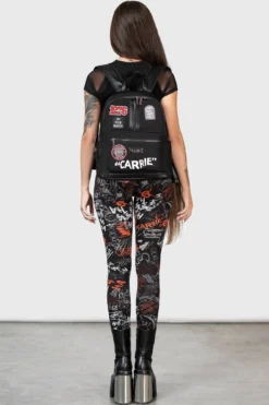KILLSTAR Carrie 1976 Official Licensed Embroidered Backpack -Kill Star Store CARRIE BACKPACK W E